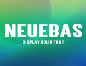 Neuebas font