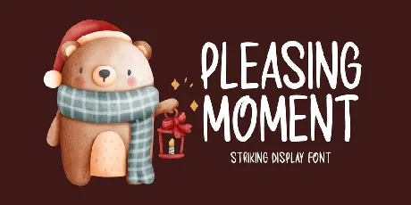 Pleasing Moment font