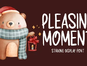 Pleasing Moment font