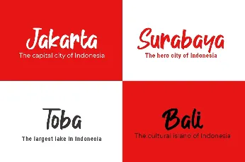 Indonesia Merdeka font