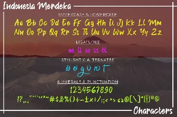 Indonesia Merdeka font