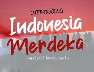 Indonesia Merdeka font