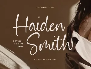 Haiden Smith font