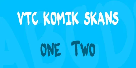 VTC Komik Skans font