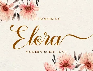 Elora font