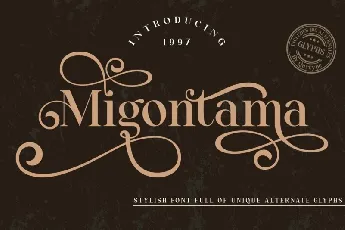 Migontama font