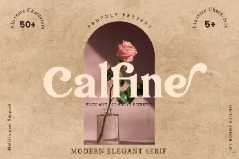 Calfine Serif font