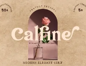 Calfine Serif font