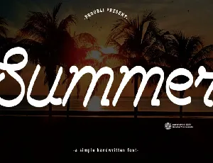Summer font