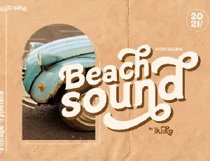 Beach Sound Typeface font