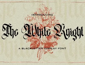 The White Knight font