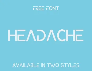 Headache font