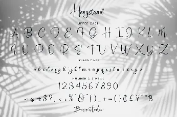 Hengstand font