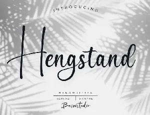 Hengstand font