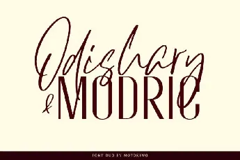 Odishary Script font