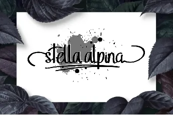 Stella Alpina Demo font