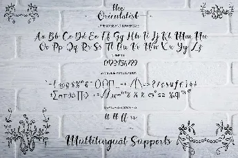 The Orientalist font