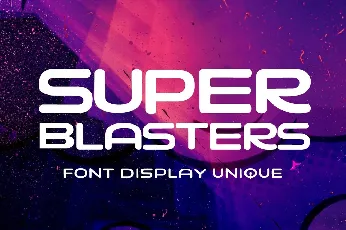 Super Blasters font