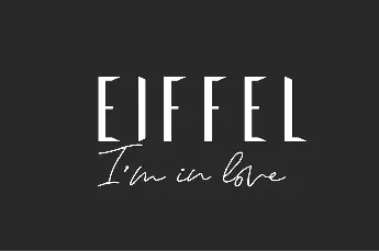 Eiffel Love font