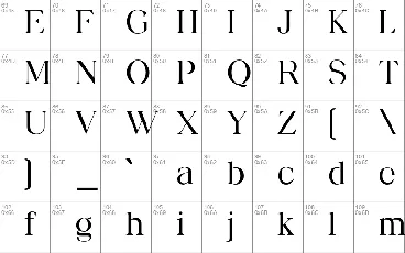 Sarcolenta font