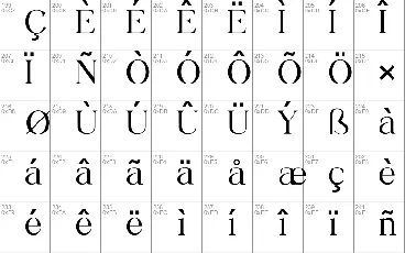 Sarcolenta font