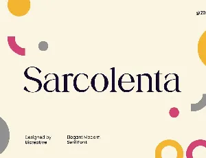 Sarcolenta font