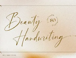 Beauty Handwriting font