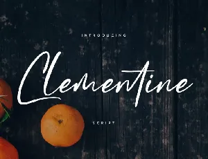 Clementine Script font