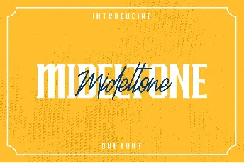 Mideltone Duo font