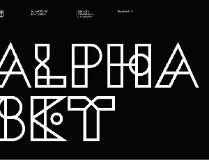 K95 Alphabet Typeface font