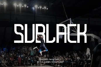 Sublack font