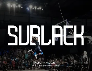 Sublack font