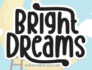 Bright Dreams Display font