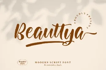 Beauttya font