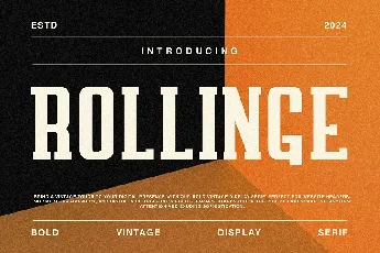 Rollinge font