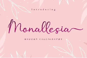 Monallesia font