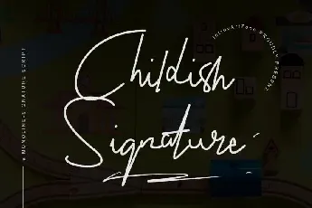 Childish font