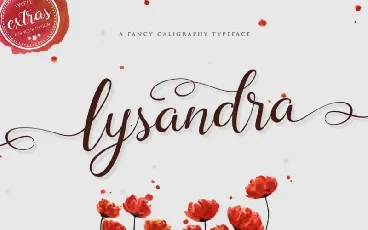 Lysandra Calligraphy font