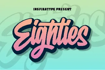 Eighties FREE font