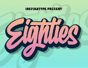 Eighties FREE font