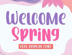 Welcome Spring font