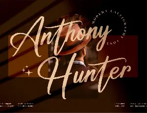 Anthony Hunter font