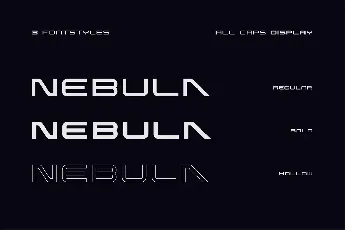 Nebula font