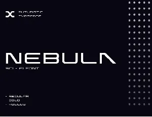 Nebula font