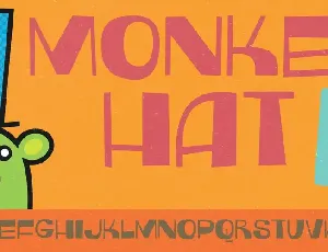 Monkey Hat DEMO font