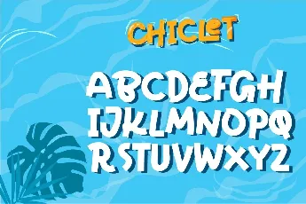 Chiclet font