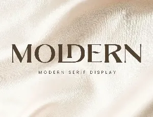 Moldern font