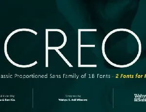 Creo Sans Family font