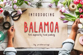 Balamoa Family font