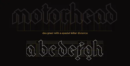 Gothic Modern Typeface font